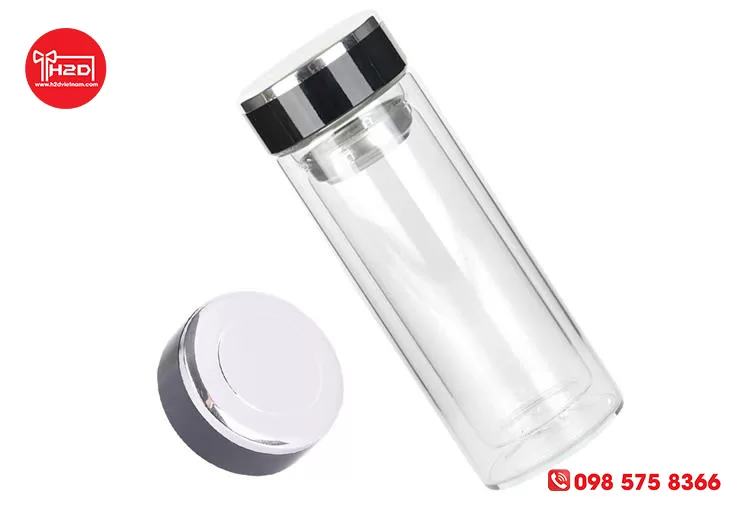 Bình lọc trà thủy tinh