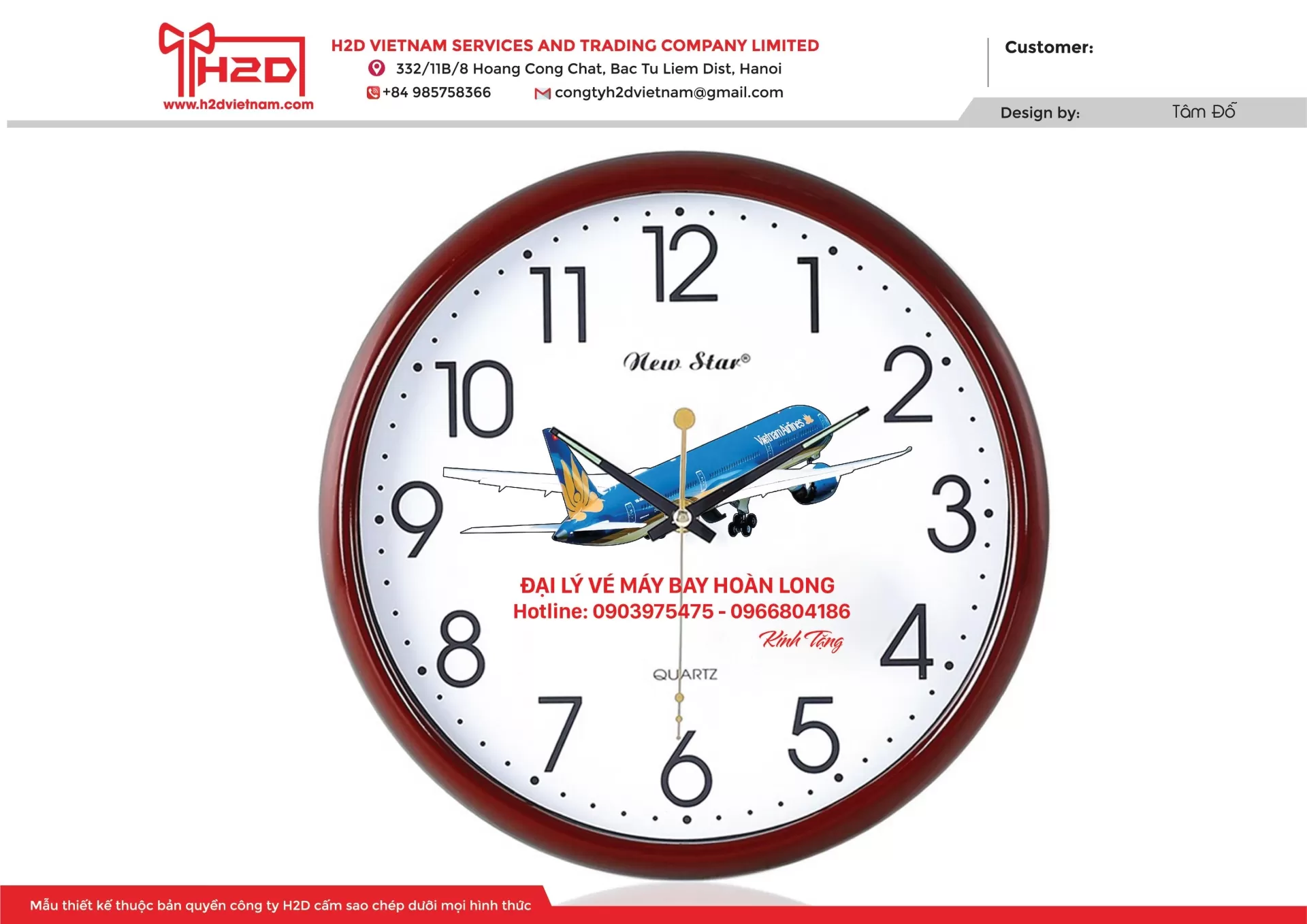 Đồng hồ treo tường 01