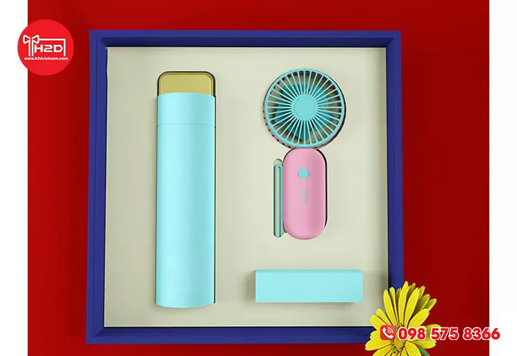 Set bình và quạt